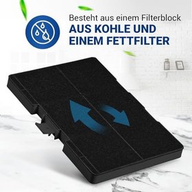 Resim VIOKS Bosch, 11026771 DHZ5346 eff Z5102X1 Siemens LZ53451 Balay Constructa Junker Davlumbaz filtre davlumbaz değiştirilmesi için filtre aktif karbon filtresi 
