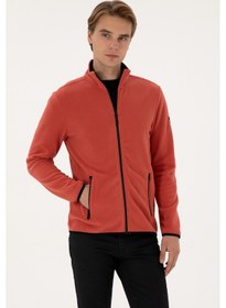 Resim U.S. Polo Assn. Erkek Regular Fit Gül Kurusu Polar Örme Hırka 50313779-VR026 