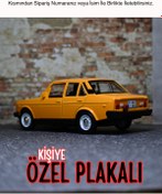 Resim bebeym Kişiye Özel Plakalı Metal Araba Murat 131 