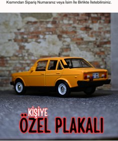 Resim bebeym Kişiye Özel Plakalı Metal Araba Murat 131 