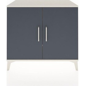 Resim Hyperion Şifonyer 2 Raflı 2 Kapaklı 88x44x80 Aytaşı-antrasit Aytaşı 