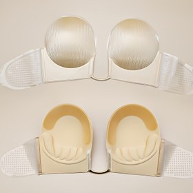 Resim Kadınlar için Dikişsiz Silikon Destekli Büstiyer - Kendinden Yapışkanlı Sırtı Açık Tasarım, Düşük Kesim ve Elbise Destek, Elde Yıkanabilir, Düz Renk, Büstiyer Destek, Rahat İç Giyim, Şık Silikon Destek, Pürüzsüz Dokusu 