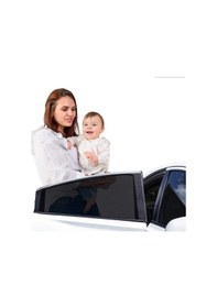 Resim 2 Adet Oto Yan Cam Perdesi Araba Arka Güneşlik Araç Anne Bebek Çocuk Perde Arka Koltuk Emzirme Örtü 