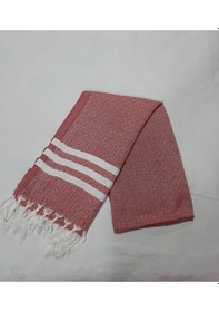 Resim Bambu Peştemal Elmas Kırmızı 