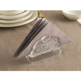 Resim English Home Karissa Cam Peçetelik 13X9 cm Şeffaf 