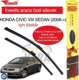 Resim Honda Cıvıc VIII Sedan 2006- İnwells Araca Özel Silecek Takımı 