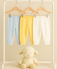 Resim Baby Selen 3'lü Bebek Pijama Altı – Pamuklu, Yumuşak, Patiksiz 