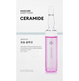 Resim Seramid İçerikli Besleyici Yaprak Maske Mascure Moisture Barrier Solution Sheet Mask Ceramide 