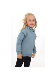 Resim Toontoy Kız Çocuk Baskılı Sweatshirt Açık Mavi 