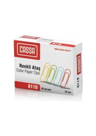 Resim Cassa Pvc Kaplı Renkli Ataş 28 Mm 