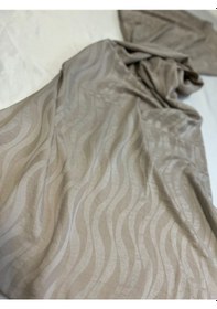 Resim Altuntaşaksesuar Kadın Pamuklu Çizgili Desenli Şal Bej 