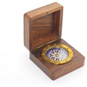 Resim Kutulu Pirinç Pusula Model 2 