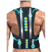 Resim Manyetik Balenli Dik Duruş Korsesi Kamburluk Önleyici Korse Yeni Tasarımdik Duruş Korsesi 