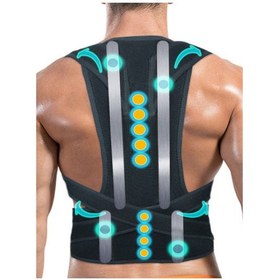 Resim Manyetik Balenli Dik Duruş Korsesi Kamburluk Önleyici Korse Yeni Tasarımdik Duruş Korsesi 