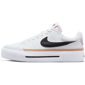 Resim Nike Beyaz Kadın Lifestyle Ayakkabı DM7590-100 WMNS COURT LEGACY LIFT 