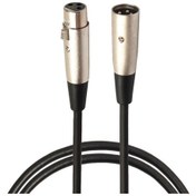 Resim 3 Pimli XLR Erkek-XLR Dişi Mikrofon Ses Kablosu 1 M 