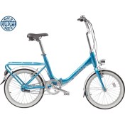 Resim Rog Pony Classıc 3 Vitesli Katlanabilir Mavi Şehir Bisikleti 