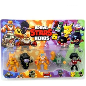 Resim Oyuncak Brawl Stars Figür 5'li Hero Brawl Stars Oyuncakları 