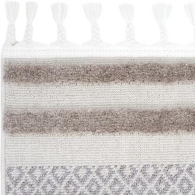 Resim Cool Halı Palazzo 01 Krem Gri Bukle Salon Halısı Çocuk Odası Halısı Mutfak Antre Hol Halısı Yolluk 
