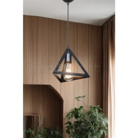 Resim Prizma Tekli Sarkıt Siyah Salon-Oturma Odası-Çocuk Odası-Yemek-Yatak Odası--Antre-Mutfak 