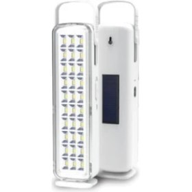Resim Pelsan 30 Ledli Solar Işıldak, 6500 Kelvin Beyaz Işık, Şarj Edilebilir 2000mAh Batarya, Taşınabilir ve Asılabilir Kampçı Lambası - 206489 
