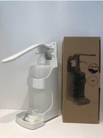 Resim DISPENSER Dezenfektan Dispenseri 1000ml Kapasite ve Cleanova 1 lt %75 Alkollü El ve Cilt Dezenfektanı 