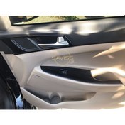 Resim Hyundai Tucson 2015-2018 Konsol ve Trim Kaplama,Maun Kaplama Parlak Siyah (Pianoblack) 