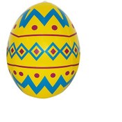 Resim Vkemall Mor Pvc Hava Dolu Paskalya Yumurtası - Bahçe Dekorasyonu Oyuncağı, Hızlı Şişme, Dayanıklı Dış Mekan Aksesuarı 