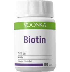 Resim Voonka Biotin 2500Ug 102 Tablet 