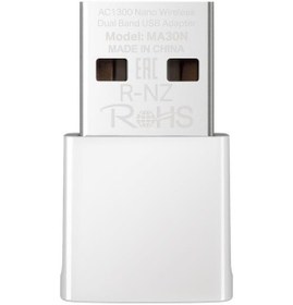 Resim Tp-link Mercusys Ma30n Ac1300 Nano Kablosuz Usb Adaptör 