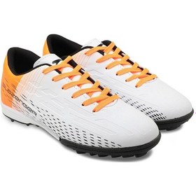 Resim Slazenger SCORE I HS Erkek Halı Saha Beyaz / Turuncu Futbol Ayakkabısı 