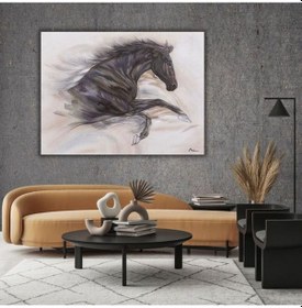 Resim Yağlı Boya Tablo %100 El Yapımı 75cmx94cm At Soyut 