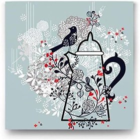 Resim Çaydanlık EkoTablo-60 X 60 Cm Kare 
