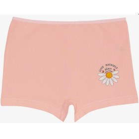 Resim Breeze Kız Çocuk Boxer Papatya Baskılı 5-11 Yaş, Pembe-pembe Pembe 