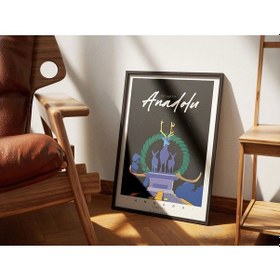 Resim Bir Aşk'tır Anadolu No:4 Ankara Art Print 