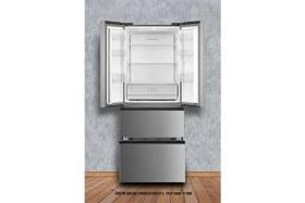 Resim Dijitsu DBD560 Gardolap Tipi Çekmeceli Buzdolabı 178 cm Yükseklik 71 cm Genişlik Gri Renk 