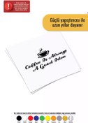 Resim Genel Markalar Coffee Is Good Idea Sticker Oto Motor Laptop Duvar Folyo Sticker 50 X 30 Cm 