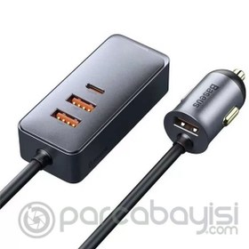 Resim Baseus Share Together PPS 120W 4 Portlu (3 USB+1 Type-C) Hızlı Araç Şarjı 1.5m 