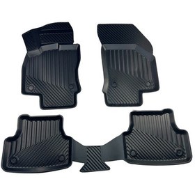 Resim Citroen C-Elysee 3D Havuzlu Paspas Araca Özel Üretim 2012-2018 