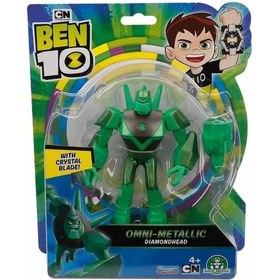 Resim Ben 10 Aksiyon Figürler S1w13 - Omni-metallic Diamondhead 