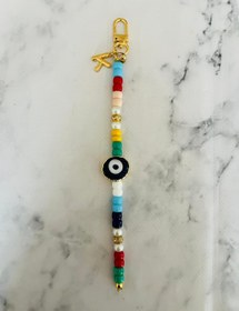 Resim Pasion Kişiye Özel Çanta Charmı - Saks Mavisi / R 