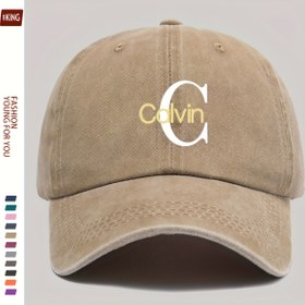 Resim Calvin Harf Baskılı Trucker Baba Beyzbol Şapkası - Ayarlanabilir Snapback, Hafif & Nefes Alabilen Güneş Koruma, Erkekler ve Kadınlar için Unisex, Şehir Gündelik, Plaj, Tırmanış, Doğum Günü Hediyesi, Kavisli Kenarlı Şapka, Hava Akışı Artırıcı Tasarım 