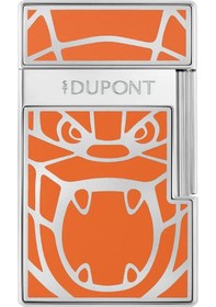 Resim S.t. Dupont Orlinski Series Biggy Turuncu Gümüş Puro Çakmağı 25063 
