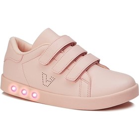 Resim Vicco Oyo Işıklı Kız Çocuk Pudra Sneaker 