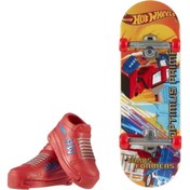 Resim Hot Wheels Skate Temalı Parmak Kaykay ve Ayakkabı Paketleri HMY18-HVK40 