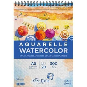 Resim Van Dyck Aquarelle Watercolor Suluboya Resim Defteri A5 300 gr 20 Yp 