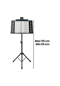 Resim Lastvoice Nt-108 Şef Tipi Büyük Boy Kaliteli Nota Sehpası Standı Seti 