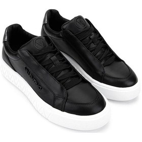 Resim Mario Valentino Kadın Hakiki Deri Siyah Sneakers & Spor Ayakkabı 1040 91v1303 Bn Ayk Sk25-26 Black Siyah 