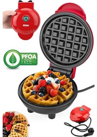 Resim Tilbe Home Mini Waffle Makinesi Cutte Little Express Elektrikli Portatif Mutfak Mini Maker Waffle Izgara 