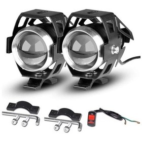 Resim Motosiklet Sis Farı Su Geçirmez 3 Modlu U5 Led 